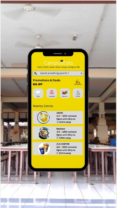 Main Page of Application